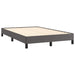 Pat cu arcuri, cu saltea și LED, gri, 120x190 cm, piele eco - WALTI WALTI