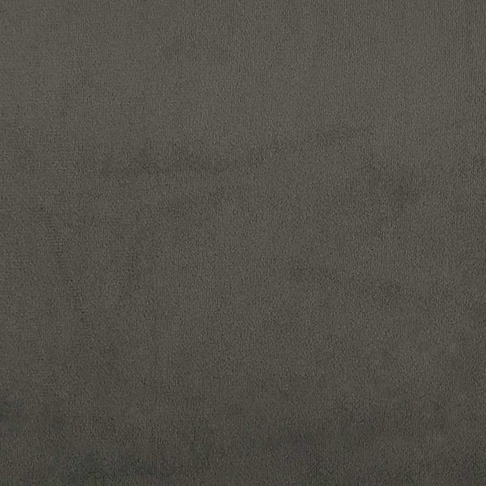 Pat cu arcuri, saltea și LED, gri închis, 120x190 cm, catifea - WALTI WALTI