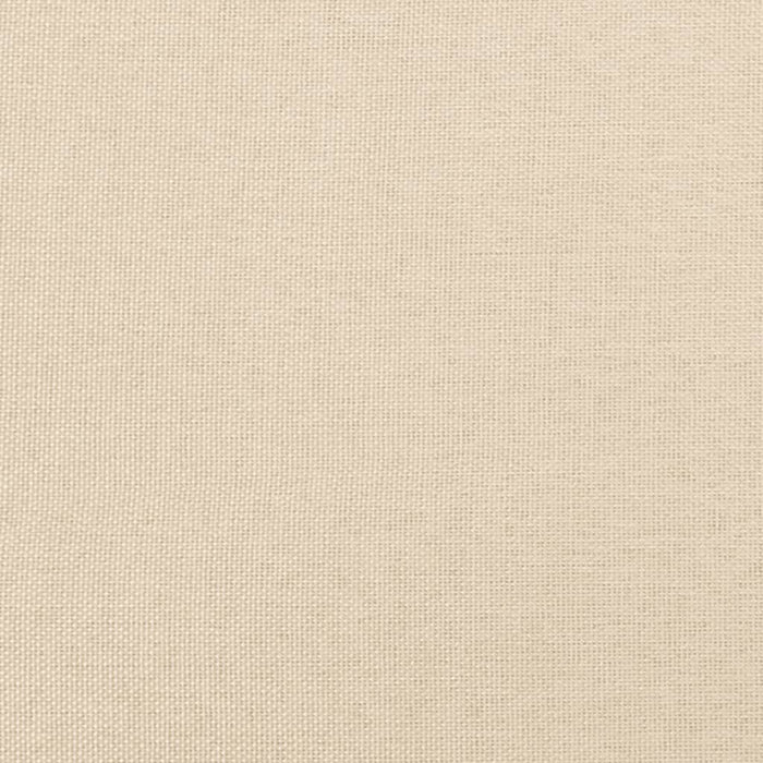 Pat cu arcuri, saltea și LED, crem, 120x190 cm, textil WALTI