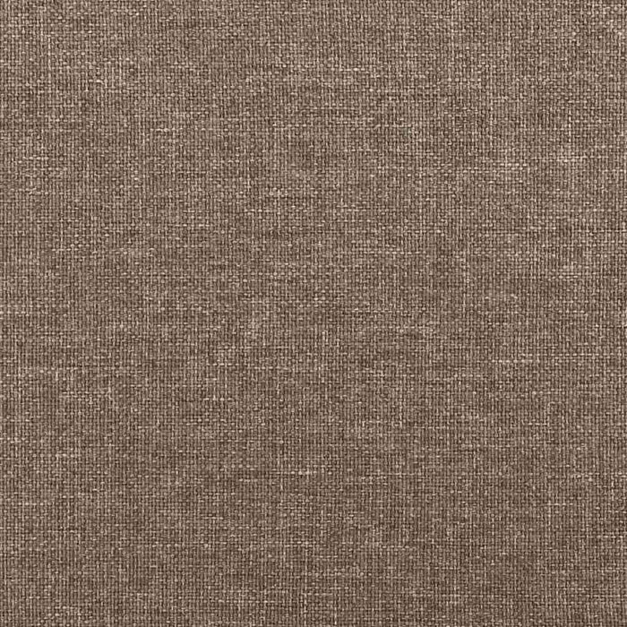 Pat cu arcuri, saltea și LED, gri taupe, 120x190 cm, textil - WALTI WALTI