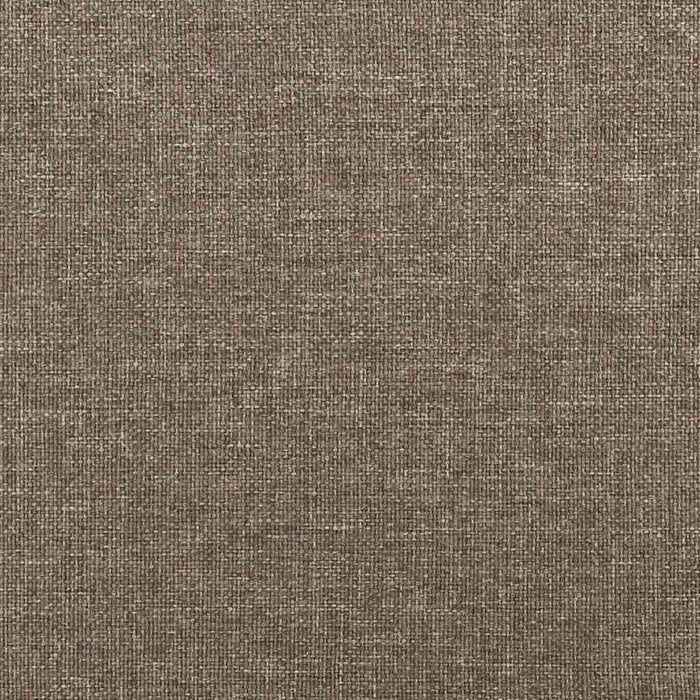 Pat cu arcuri, saltea și LED, gri taupe, 120x190 cm, textil - WALTI WALTI