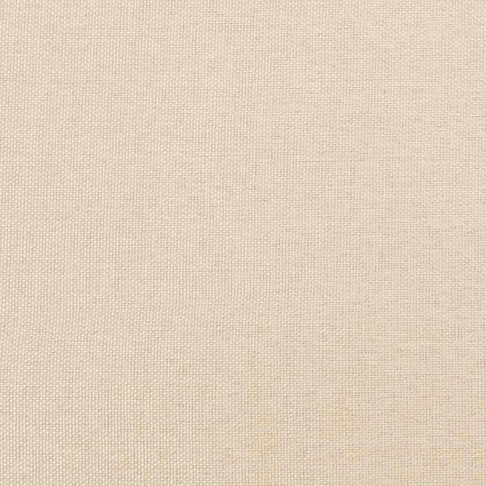 Pat cu arcuri, saltea și LED, crem, 120x190 cm, textil WALTI