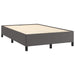Pat cu arcuri, cu saltea și LED, gri, 120x190 cm, piele eco - WALTI WALTI