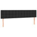 Pat box spring cu saltea și LED, negru, 120x190 cm, piele eco - WALTI WALTI