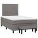 Pat box spring cu saltea, maro închis, 120x190 cm, textil - WALTI WALTI