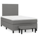 Pat box spring cu saltea, maro închis, 120x190 cm, textil - WALTI WALTI