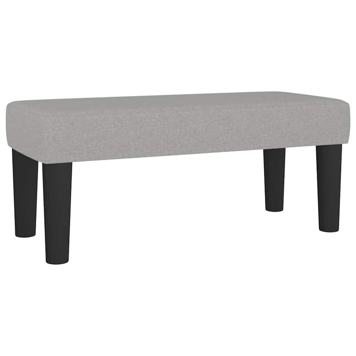 Pat box spring cu saltea, gri deschis, 120x190 cm, textil - WALTI WALTI