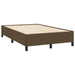Pat box spring cu saltea, maro închis, 120x190 cm, textil - WALTI WALTI