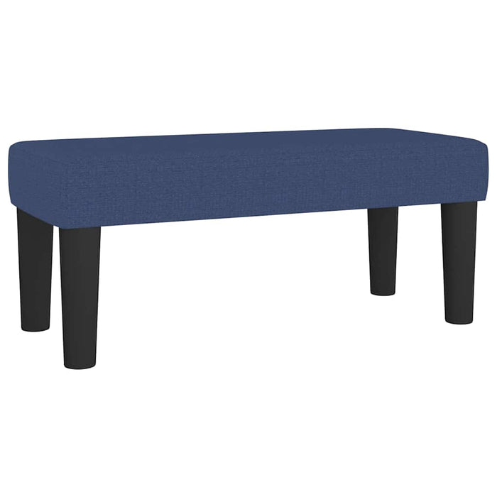Pat box spring cu saltea, albastru, 120x190 cm, material textil - WALTI WALTI