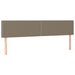 Pat box spring cu saltea, taupe, 120x190 cm material textil - WALTI WALTI
