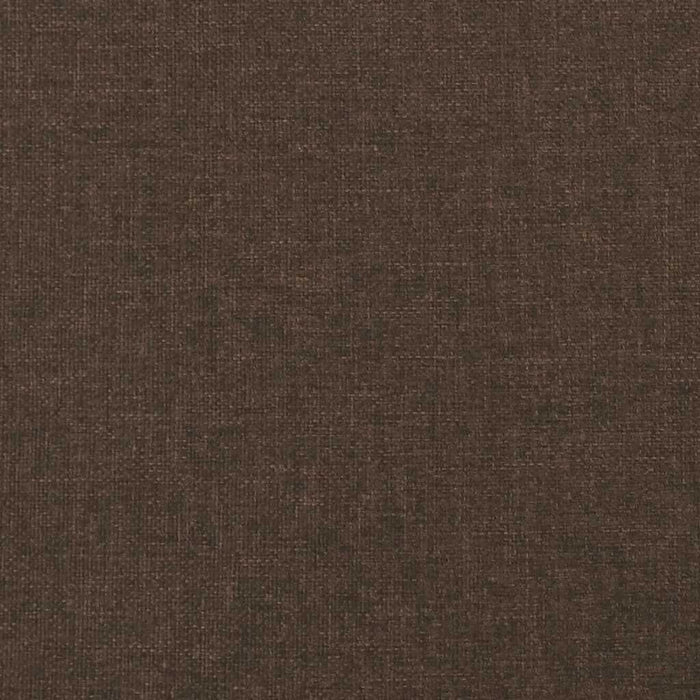 Pat box spring cu saltea, maro închis, 120x190 cm, textil WALTI