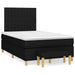 Pat box spring cu saltea, negru, 120x190 cm, catifea - WALTI WALTI
