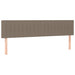 Pat box spring cu saltea, taupe, 120x190 cm material textil - WALTI WALTI