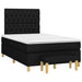 Pat box spring cu saltea, negru, 120x190 cm, catifea - WALTI WALTI