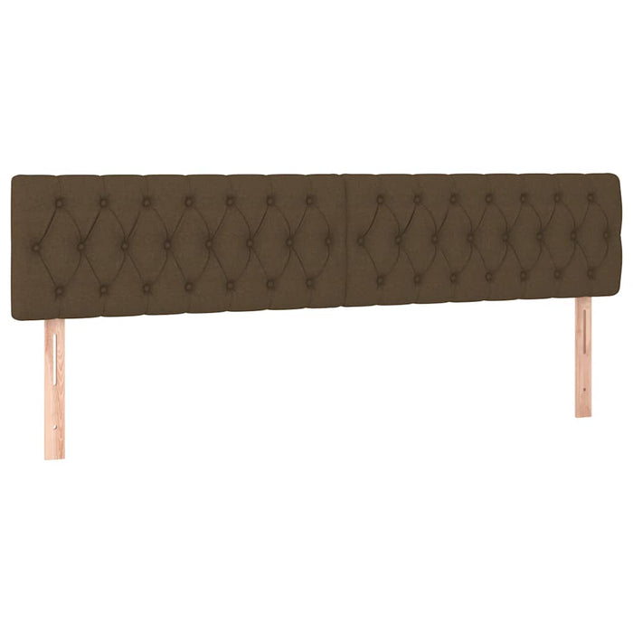 Pat box spring cu saltea, maro închis, 120x190 cm, textil - WALTI WALTI
