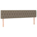 Pat box spring cu saltea, taupe, 120x190 cm material textil - WALTI WALTI