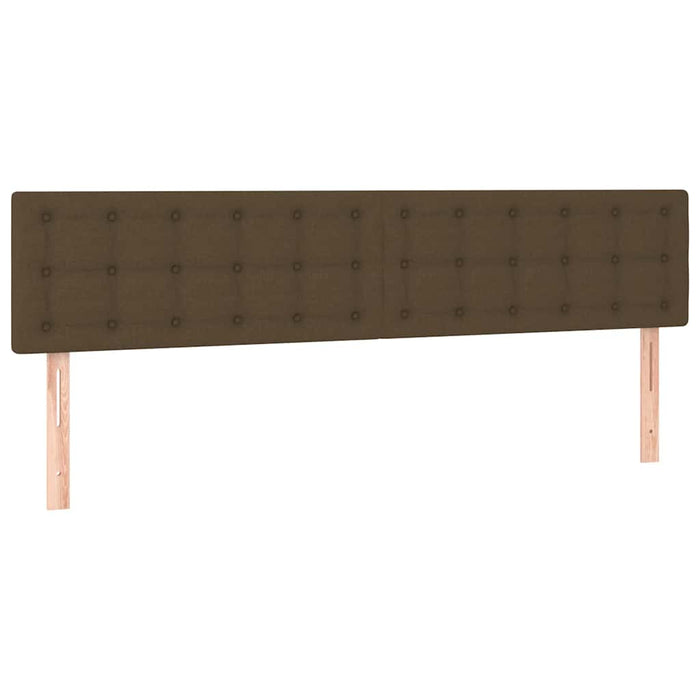 Pat box spring cu saltea, maro închis, 120x190 cm, textil - WALTI WALTI