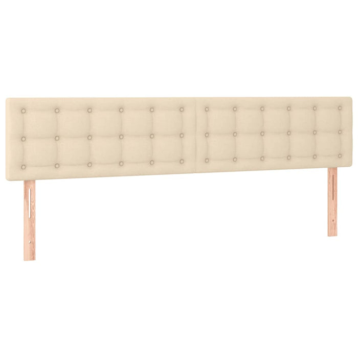 Pat continental cu saltea, crem, 120x190 cm, textil WALTI