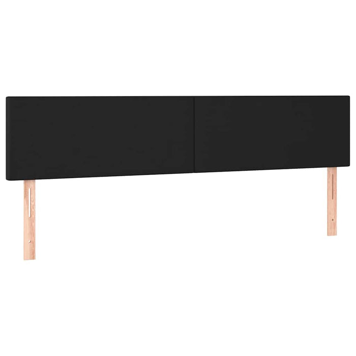 Pat box spring cu saltea, negru, 120x190 cm, piele ecologică - WALTI WALTI