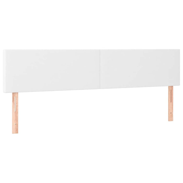Pat box spring cu saltea, alb, 120x190 cm, piele ecologică - WALTI WALTI