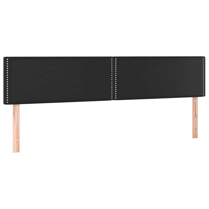 Pat box spring cu saltea, negru, 120x190 cm, piele ecologică - WALTI WALTI