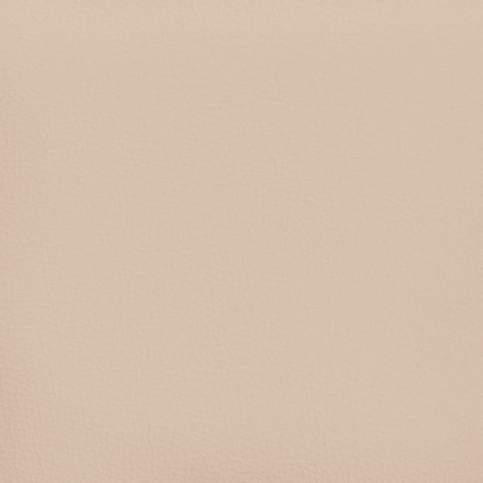 Pat box spring cu saltea, cappuccino, 120x190cm piele ecologică WALTI