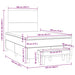 Pat box spring cu saltea, gri deschis, 120x190 cm, catifea - WALTI WALTI
