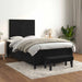 Pat box spring cu saltea, negru, 120x190 cm, catifea - WALTI WALTI