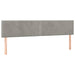 Pat box spring cu saltea, gri deschis, 120x190 cm, catifea - WALTI WALTI