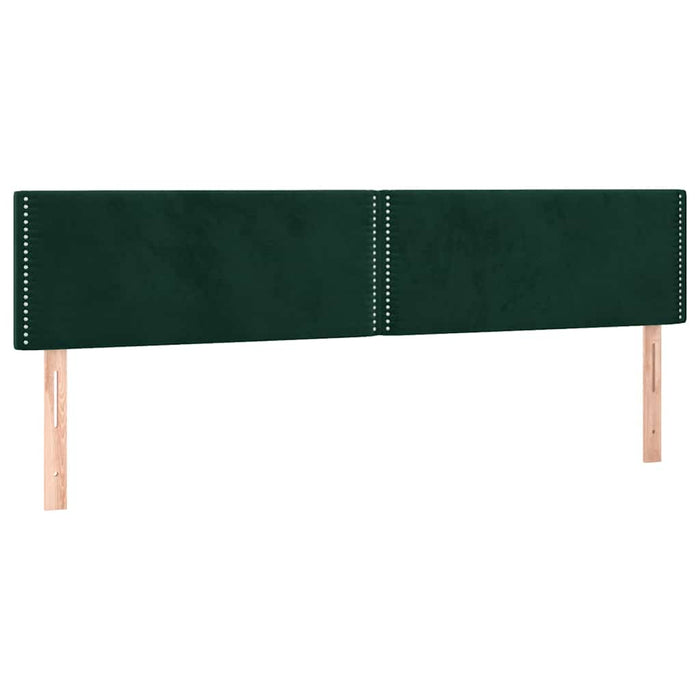 Pat box spring cu saltea, verde închis, 120x190 cm, catifea - WALTI WALTI