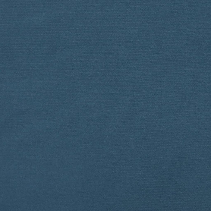 Pat box spring cu saltea, albastru închis, 120x190 cm, catifea - WALTI WALTI