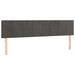 Pat box spring cu saltea, gri închis, 120x190 cm, catifea - WALTI WALTI