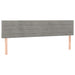 Pat box spring cu saltea, gri deschis, 120x190 cm, catifea - WALTI WALTI