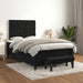 Pat box spring cu saltea, negru, 120x190 cm, catifea - WALTI WALTI