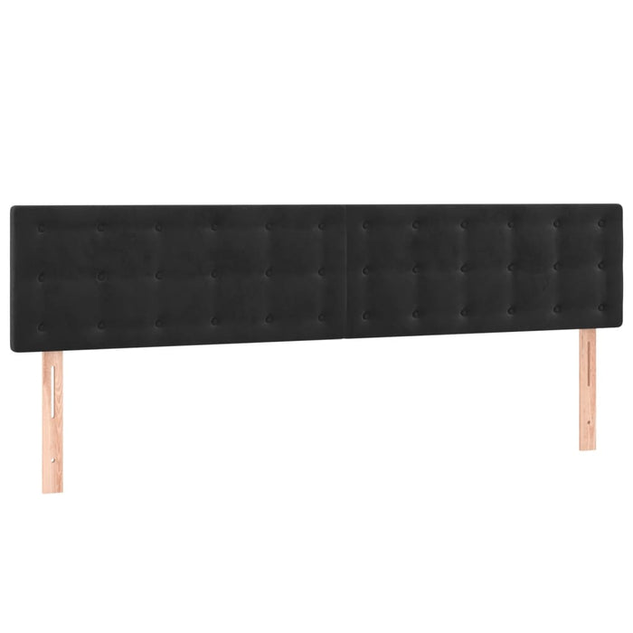 Pat box spring cu saltea, negru, 120x190 cm, catifea - WALTI WALTI