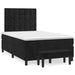 Pat box spring cu saltea, negru, 120x190 cm, catifea - WALTI WALTI