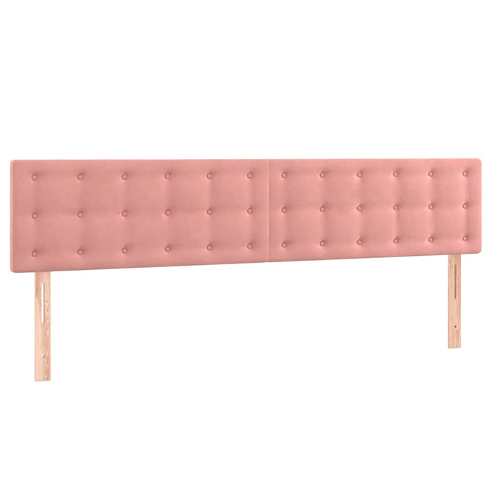 Pat box spring cu saltea, negru, 120x190 cm, catifea - WALTI WALTI