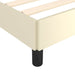 Cadru de pat fără saltea cremă 120x190 cm piele artificială - WALTI WALTI