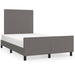 Cadru de pat fără saltea gri 120x190 cm piele artificială - WALTI WALTI