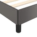 Cadru de pat fără saltea gri 120x190 cm piele artificială - WALTI WALTI