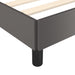 Cadru de pat fără saltea gri 120x190 cm piele artificială - WALTI WALTI