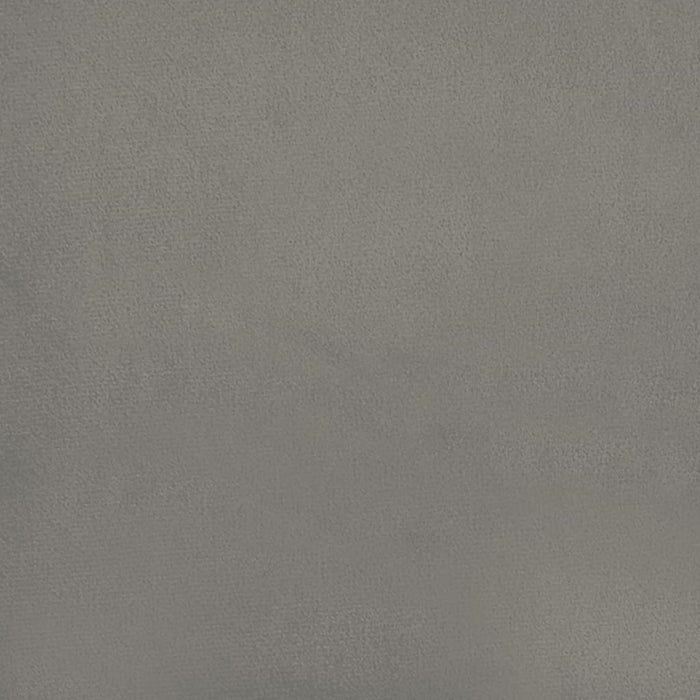 Cadru de de pat fără saltea Gri deschis 120x190 cm catifea WALTI