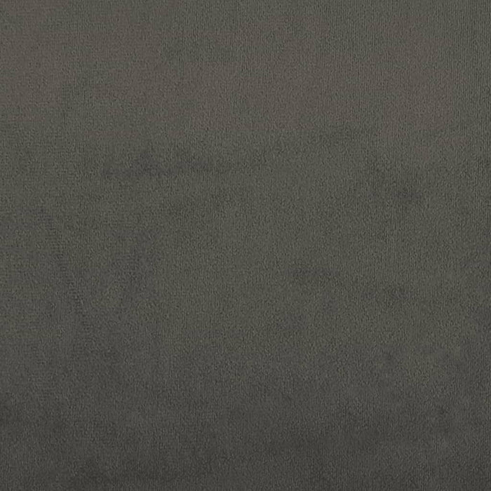 Cadru de pat fără saltea Gri închis 120x190 cm catifea WALTI