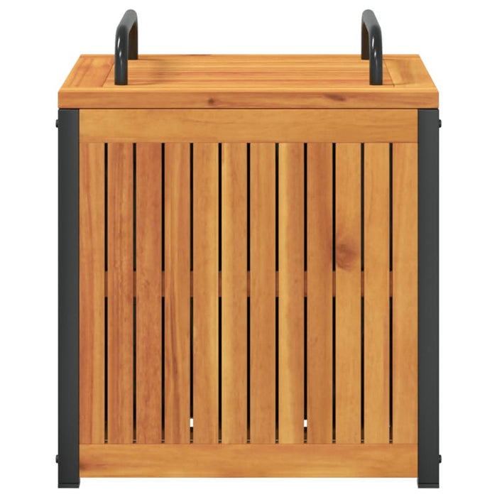 Cutie de perne de exterior 45x45x45/53cm lemn masiv acacia/oțel - WALTI WALTI