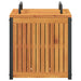 Cutie de perne de exterior 45x45x45/53cm lemn masiv acacia/oțel - WALTI WALTI