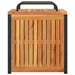 Cutie de perne de exterior 45x45x45/53cm lemn masiv acacia/oțel - WALTI WALTI