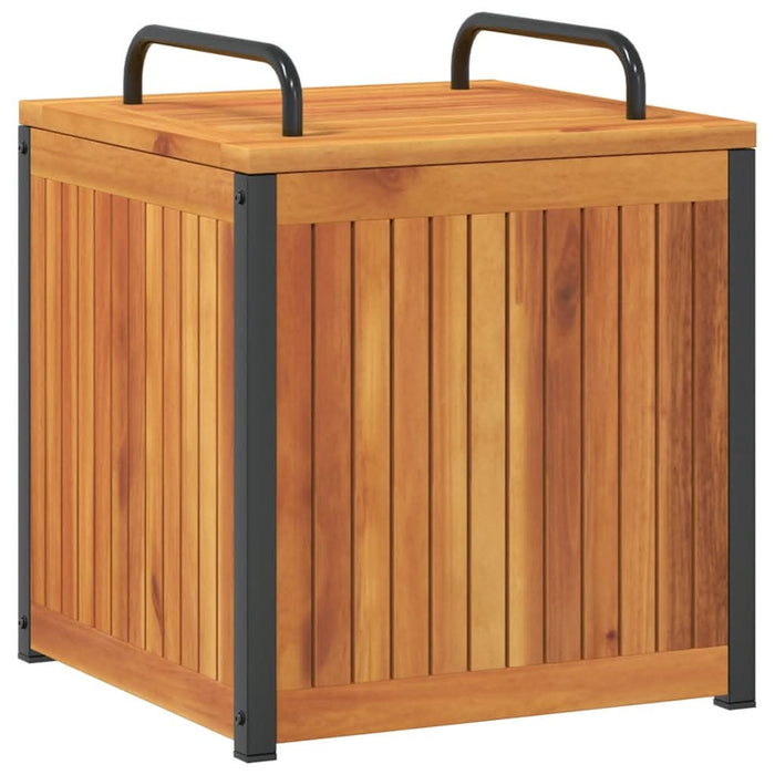 Cutie de perne de exterior 45x45x45/53cm lemn masiv acacia/oțel - WALTI WALTI