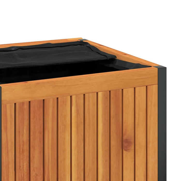 Cutie de perne de exterior 45x45x45/53cm lemn masiv acacia/oțel - WALTI WALTI