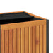 Cutie de perne de exterior 45x45x45/53cm lemn masiv acacia/oțel - WALTI WALTI