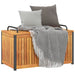 Cutie de perne de exterior 85x45x45/53cm lemn masiv acacia/oțel - WALTI WALTI